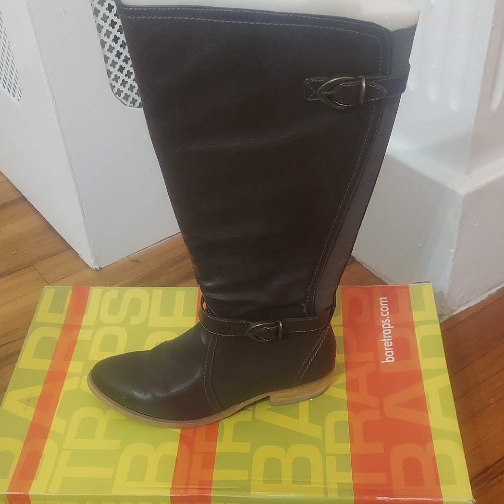 BareTraps Women's Dark Brown Over the Knee Boots